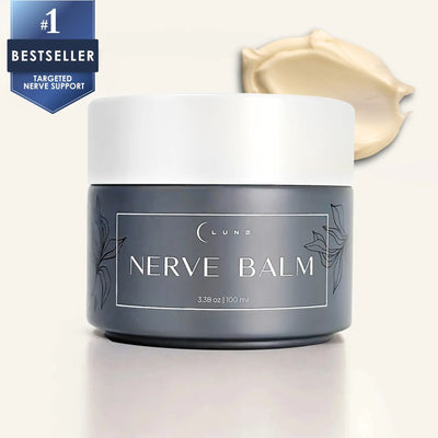 Nerve Balm nerve support cream for burning feet, tingling, numbness, diabetic neuropathy, and nerve discomfort