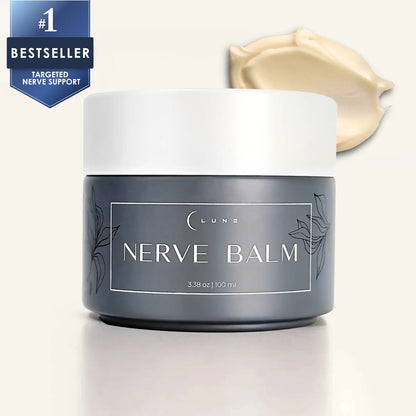 Nerve Balm nerve support cream for burning feet, tingling, numbness, diabetic neuropathy, and nerve discomfort