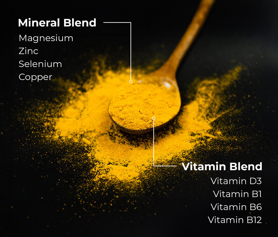 Nerve Support Supplement Made With a Vitamin and Mineral Blend