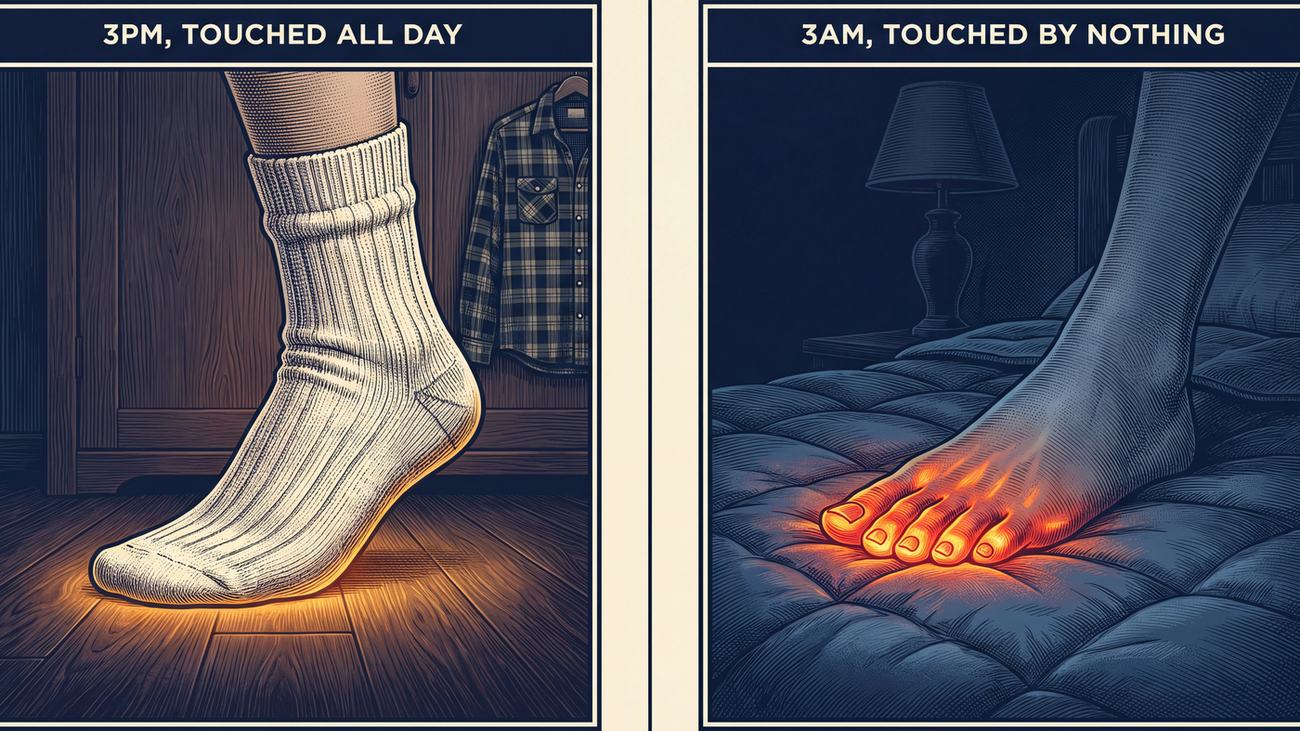 Your Bed Is The Only Place Your Feet Go Eight Hours Without Being Touched