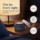 One jar. Every night. Lune Nerve Balm.