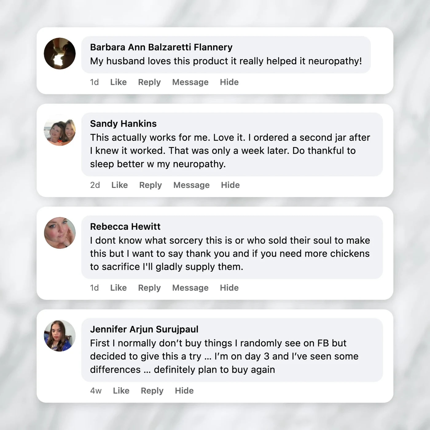 Customer comments about Lune Nerve Balm.