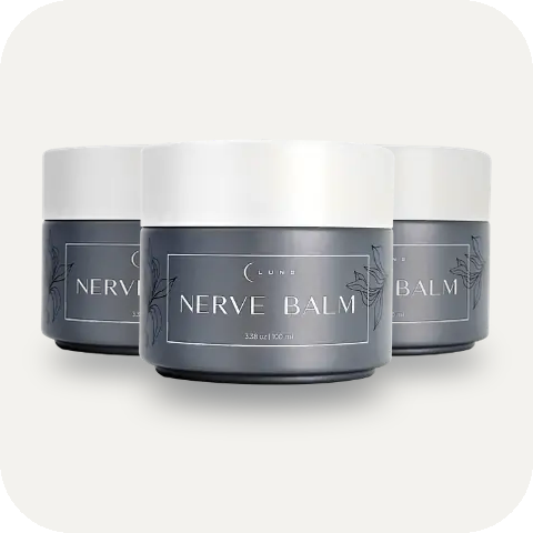 90 Night Supply - three jars of Lune Nerve Balm